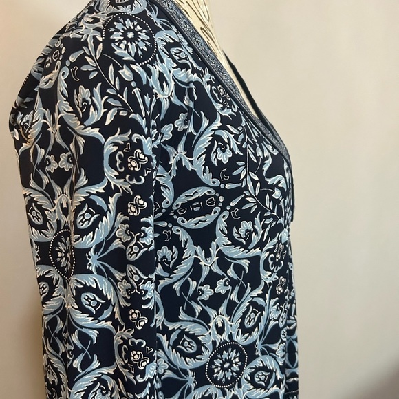 White House Black Market Floral Long Sleeve Dress - Picture 6 of 11